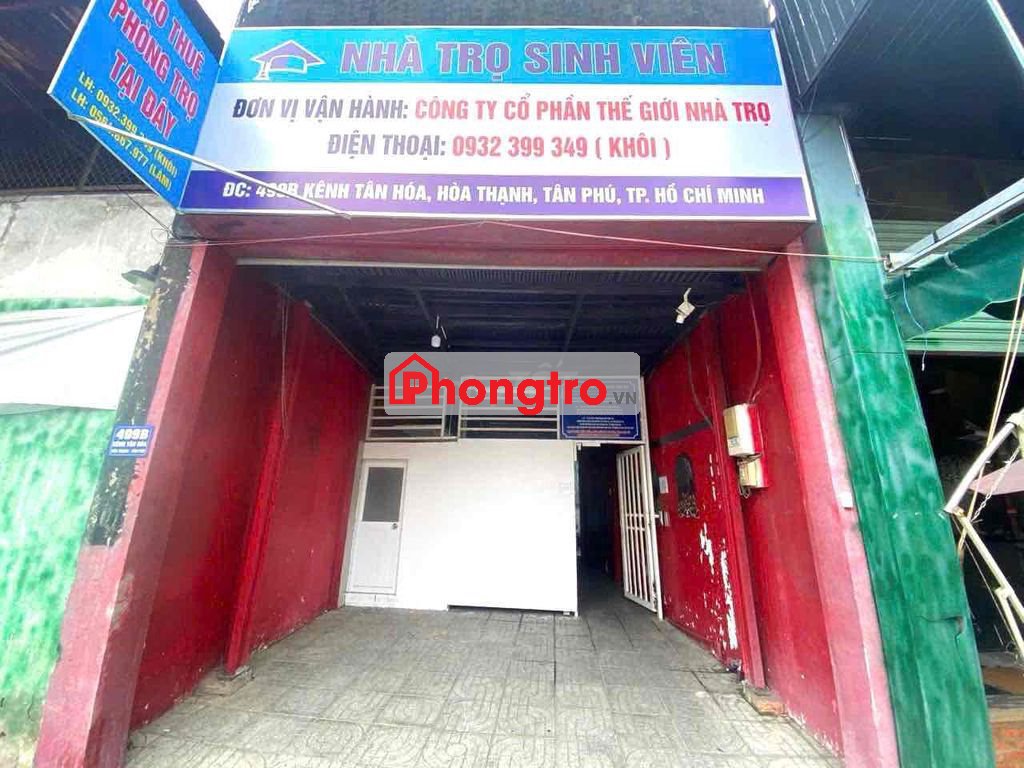 PHÒNG TRỌ SINH VIÊN, KẾ ĐẠI HỌC VĂN HIẾN TÂN PHÚ