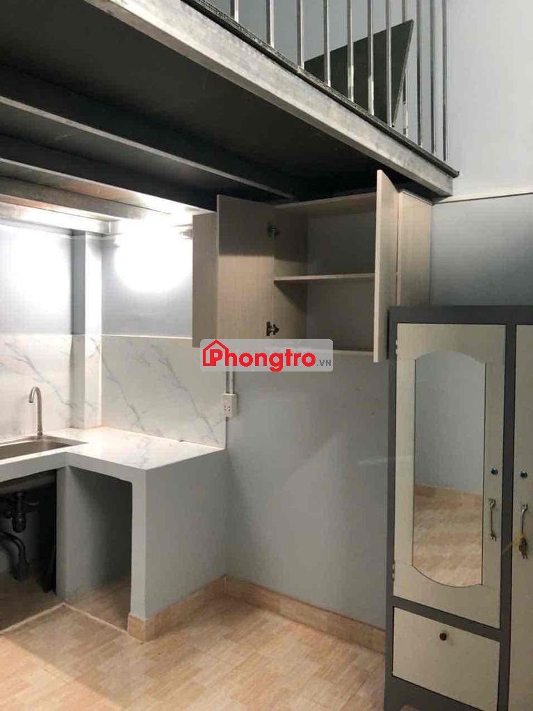 Cho thuê Phòng trọ máy lạnh, có gác khu biệt thự , giờ giấc tự do