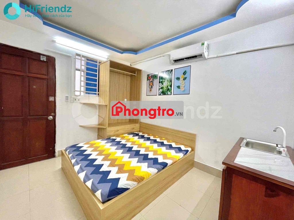 CHO THUÊ PHÒNG FULL NỘI THẤT CỬA SỔ TRỜI THOÁNG MÁT CHO ANH CHỊ EM CÂN