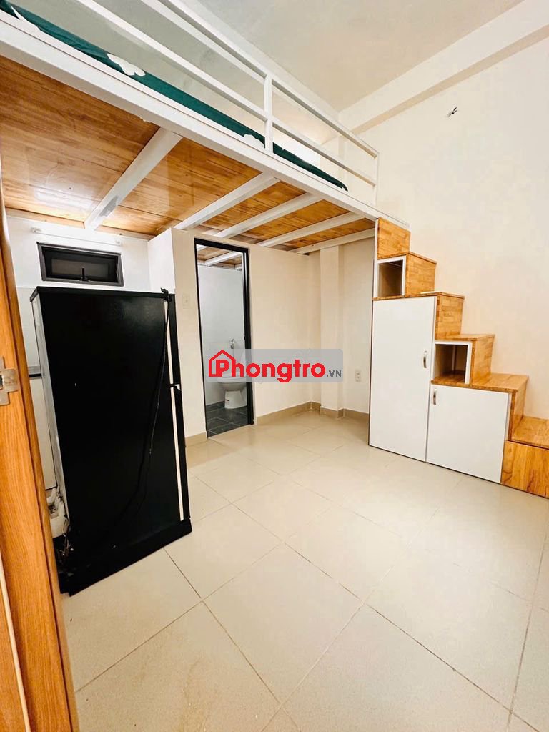 Phòng Duplex đủ nội thất đi bộ qua ĐH Hutech,Ngoại Thươg Q.Bình Thạnh.