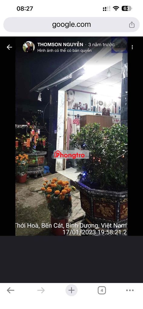 cho thuê nhà trọ giá rẻ (còn trống 3 phòng)