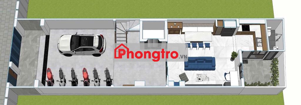 Căn hộ dịch vụ 1PN 43m2 Hẻm xe hơi đường 48, gần Gigamall