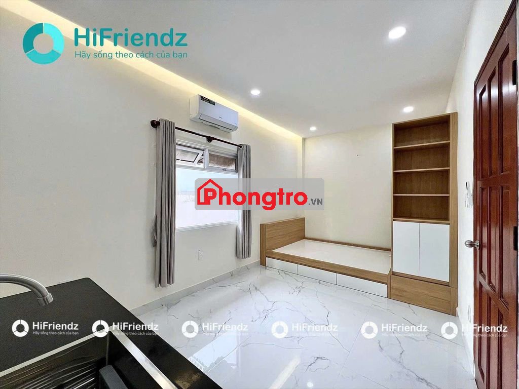 CHO THUÊ PHÒNG STUDIO CỬA SỔ TRỜI FULL NỘI THẤT NGAY CHỢ THẠCH ĐÀ