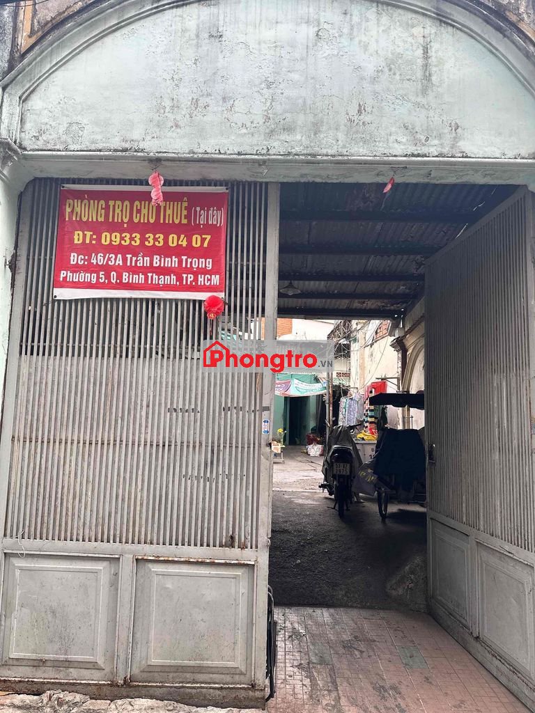 Trọ rẻ nhiều giá từ 1tr2 đến 4tr, Bình Thạnh, để xe free, giờ tự do