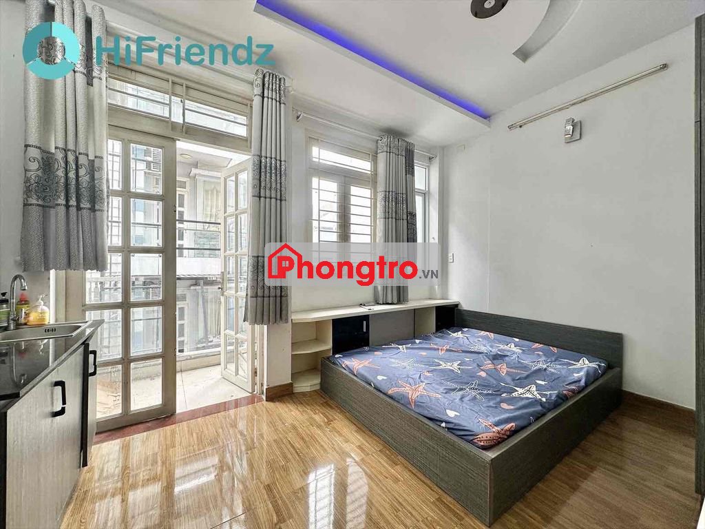 STUDIO BAN CÔNG FULL NỘI THẤT ĐẦU PHẠM VĂN CHIÊU