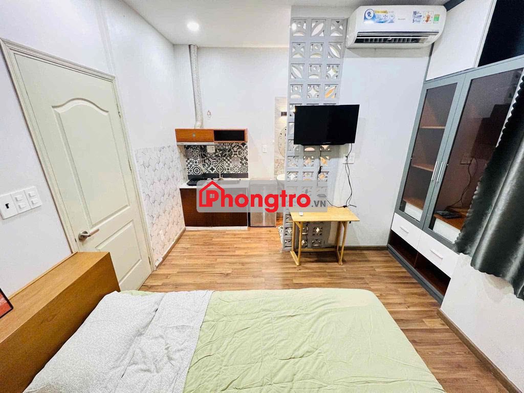Phòng cho thuê quận 1 ngay 212 Nguyễn Trãi có thang máy full nội thất