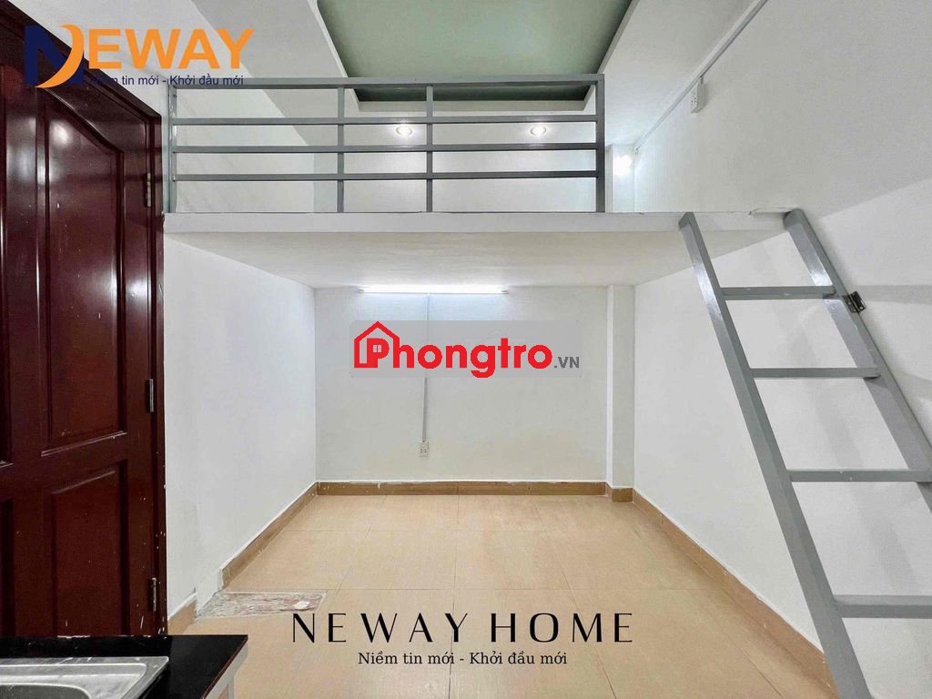 Phòng trọ có gác sẵn máy lạnh giá rẻ ngay Bình Tân giáp Tân Phú