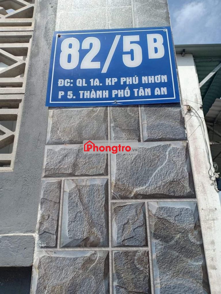 CHO THUÊ PHÒNG TRỌ – PHƯỜNG 5, TP TÂN AN
