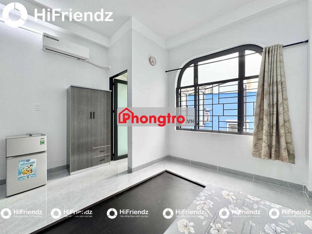 CHO THUÊ PHÒNG BAN CÔNG FULL NỘI THẤT MỚI XÂY 30m2 GẦN EMART GÒ VẤP