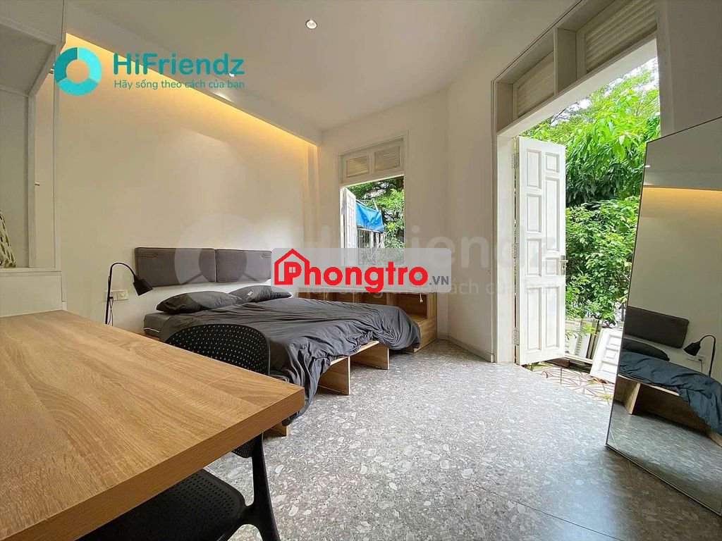 Studio full nội thất – Không gian sống xanh, thoáng mát