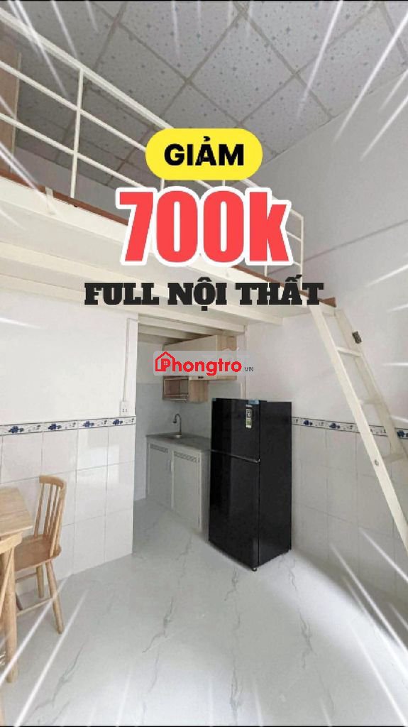 GIẢM 700k - PHÒNG FULL NỘI THẤT ngay ĐÌNH PHONG PHÚ