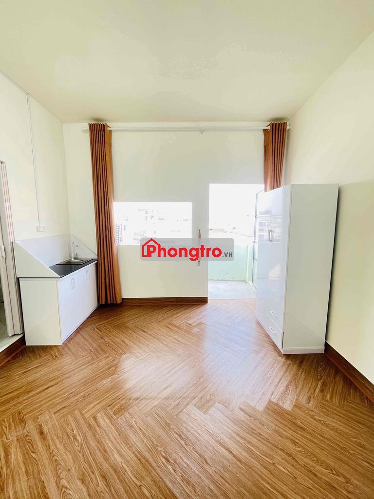 Căn hộ 25m2 full nội thất có ban công, tách bếp siêu xinh, vào ở ngay