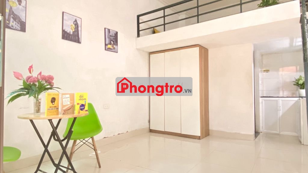 Cho thuê phòng gác xép Trần Thái Tông chỉ 3tr950/tháng