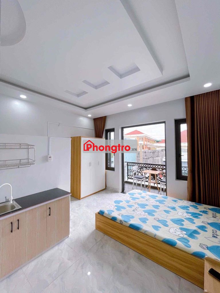 STUDIO BAN CÔNG CUỐI ĐƯỜNG LÊ TRỌNG TẤN - HỒ VĂN LONG - GIÁ R