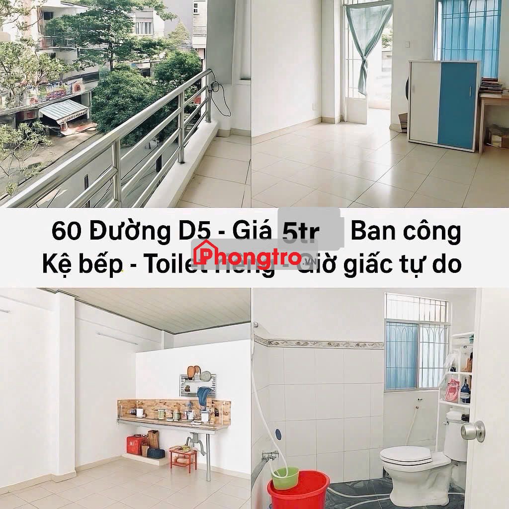 CHO THUÊ PHÒNG TRỌ BÌNH THẠNH - D5 VÀ UNG VĂN KHIÊM