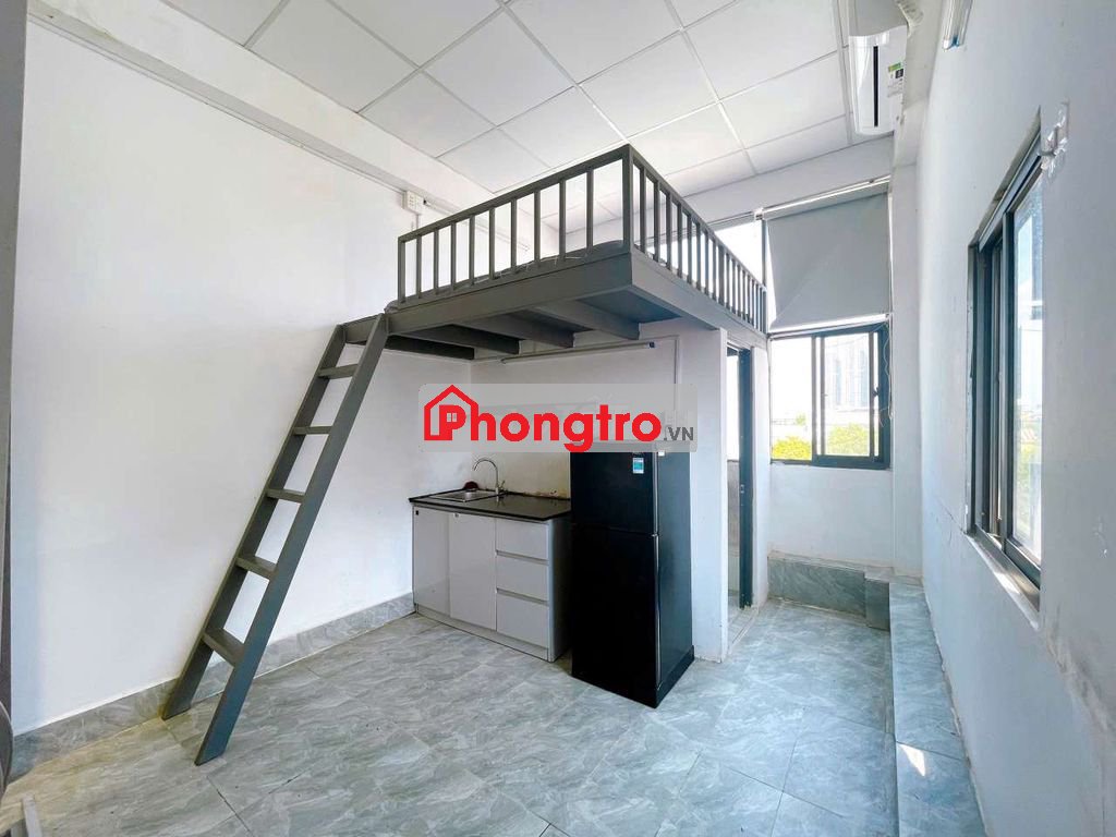 Phòng gác cửa sổ lớn full nội thất mới đẹp gần UTH FTU Hutech