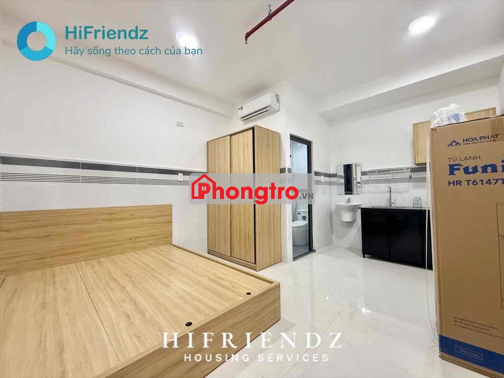 PHÒNG STUDIO 20M2 FULL NỘI THẤT CUỐI ĐƯỜNG NGUYỄN THÁI SƠN