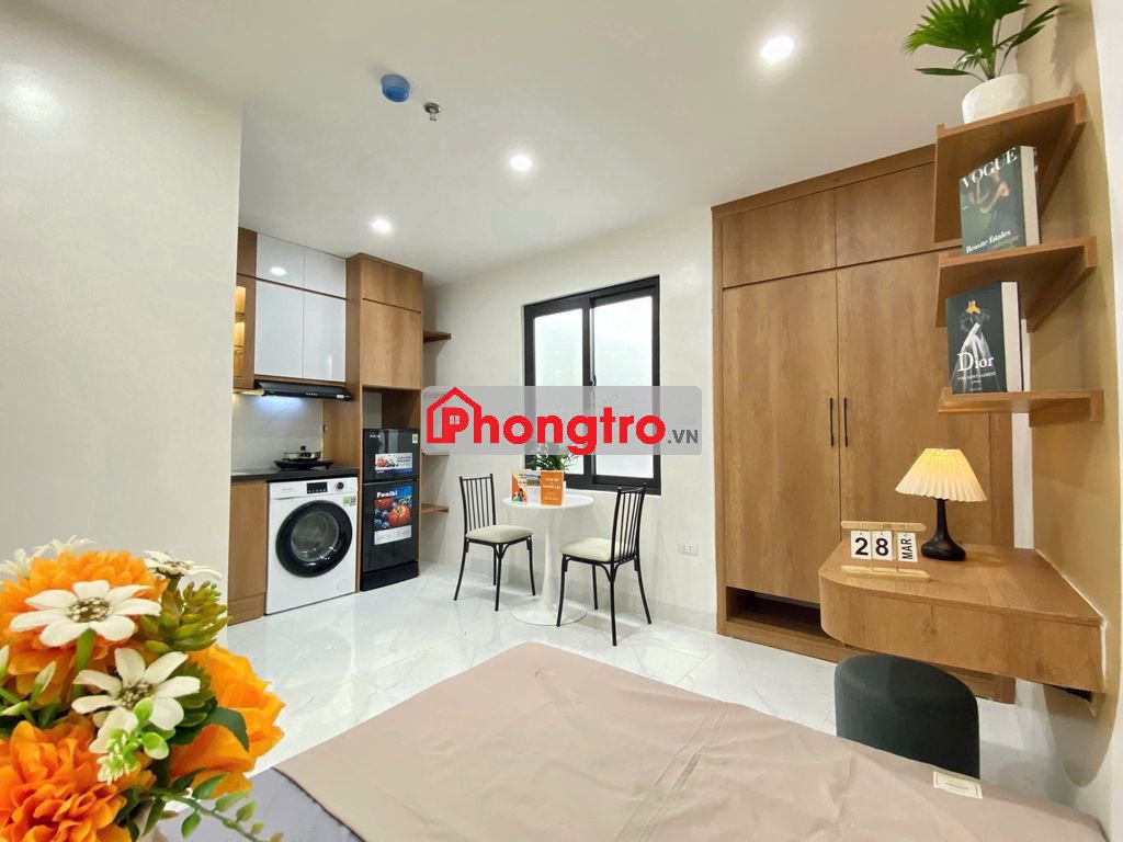 Cho thuê phòng Giáp Bát full đồ máy giặt riêng ô tô giá 4tr6