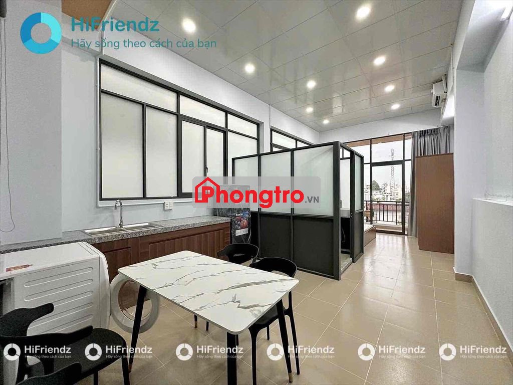 Căn Hộ mới xây studio ban công siêu rộng