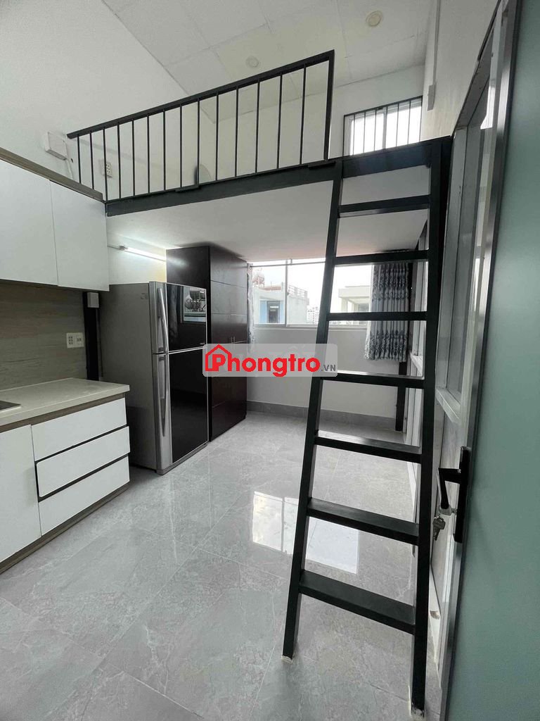 Phòng Trọ có gác full nội thất + cửa sổ trời lớn gần ĐH Văn lang cs3