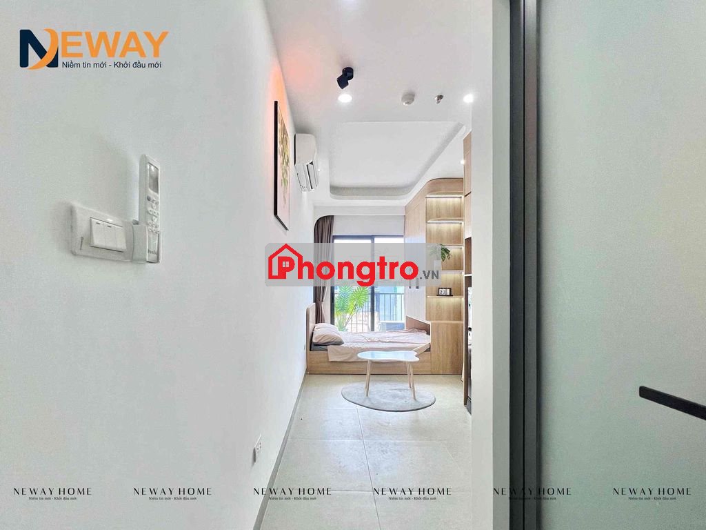 STUDIO FULL NỘI THẤT CAO CẤP NHƯ ẢNH CÓ BAN CÔNG THOÁNG MÁT