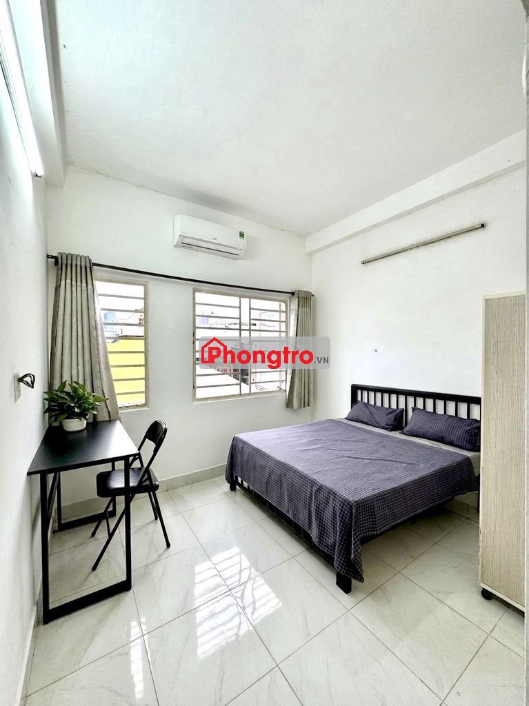 Phòng mới hoàn thiện, sẵn nội thất, mát mẻ. Ngay chợ Bà Chiểu