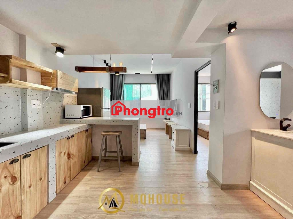 1PN full nội thất, gần sân bay.