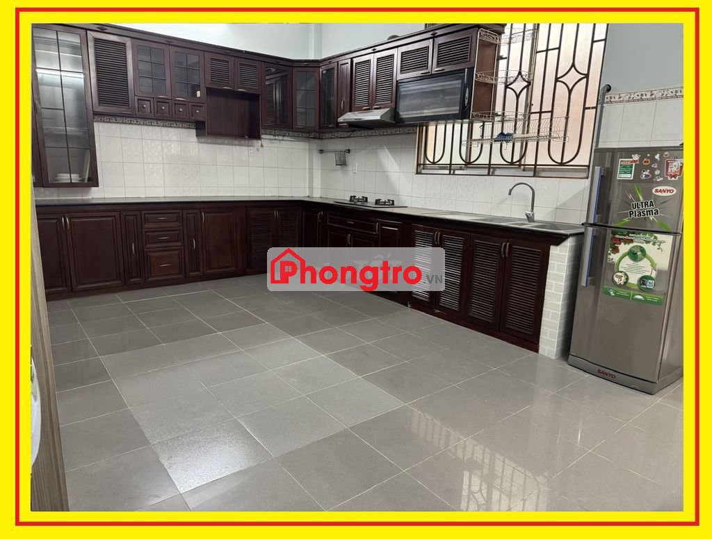 Phòng rộng, trong biệt thự Bình Lợi, full nội thất, ngay tầng trệt