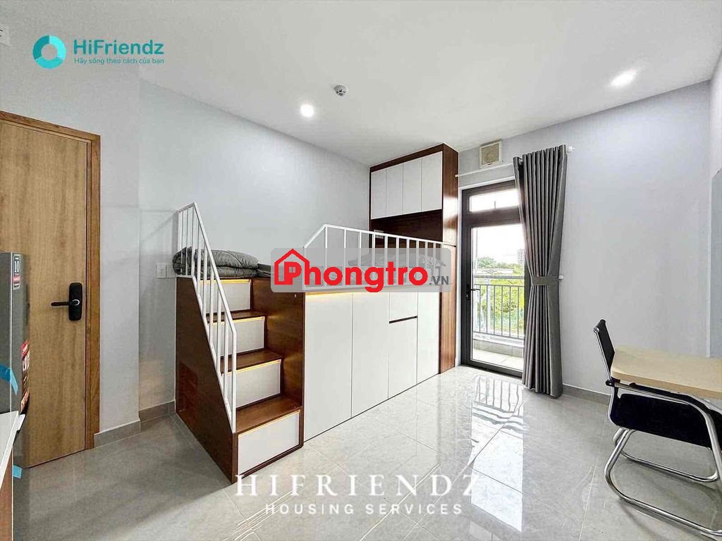 Phòng Mới 100%,Free Xe,Sau Lưng ĐH Văn Hiến,Nội Thất Cao Cấp - HF