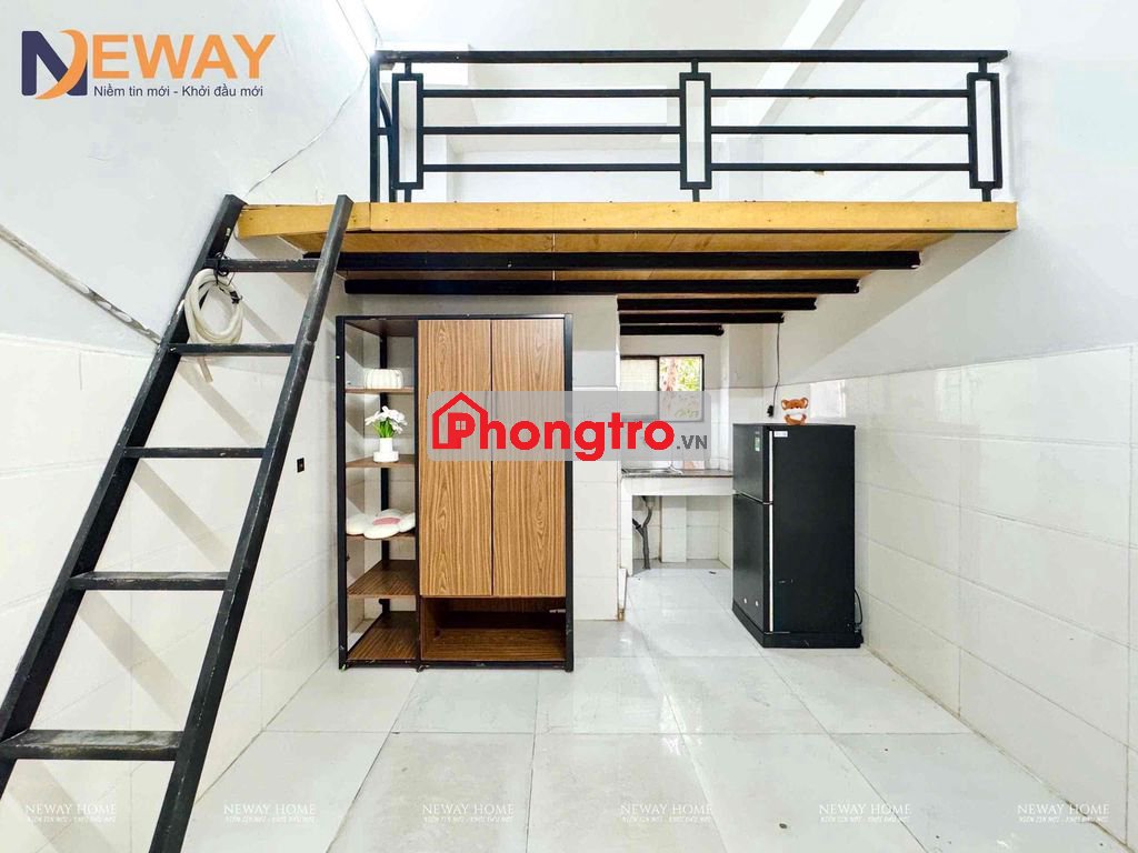 🔥Phòng trọ giá rẻ, Cửa sổ trời, Gác cao đứng được Gần Etown Cộng Hoà 🔥