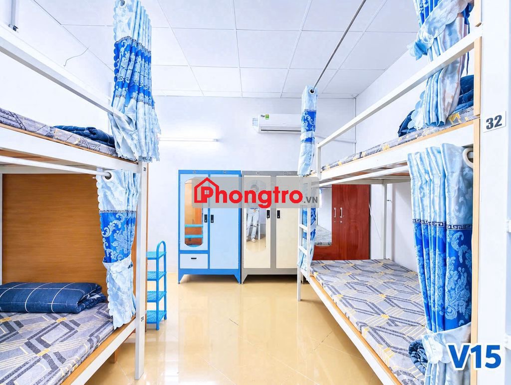 FREE TIỀN Ở THÁNG 9 - KTX 6 - 8 GIƯỜNG PHÒNG MÁY LẠNH
