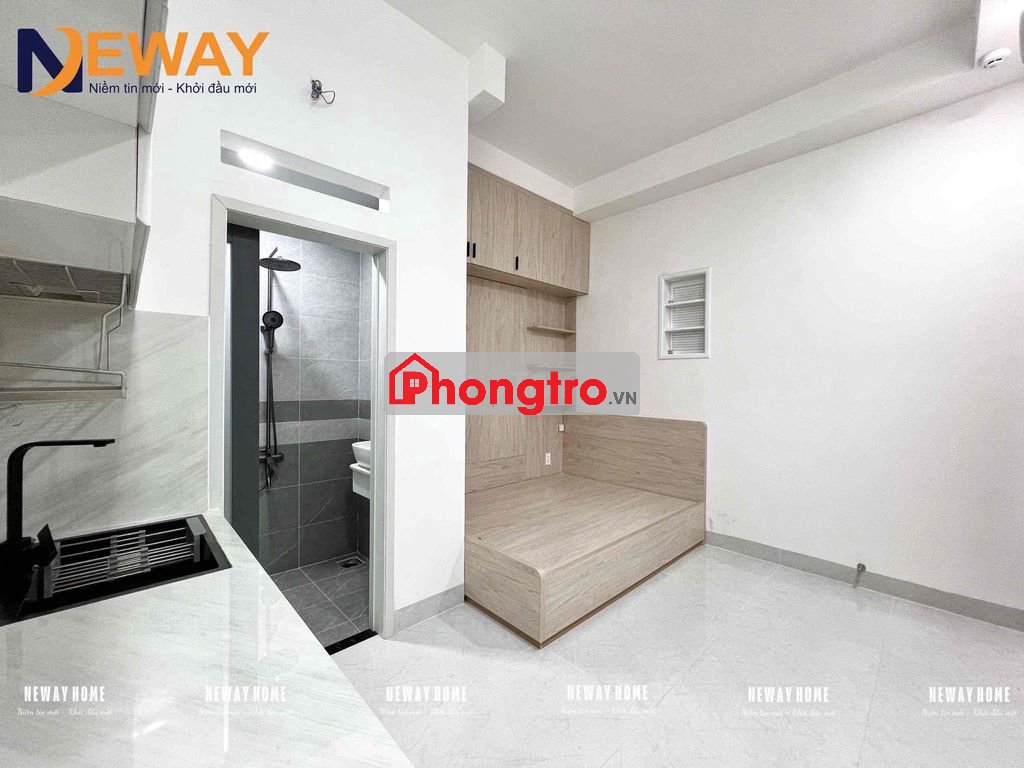 CHO THUÊ PHÒNG MỚI TINH TONE GỖ-THANG MÁY-NGAY LÊ TRỌNG TẤN,AEON TPHU