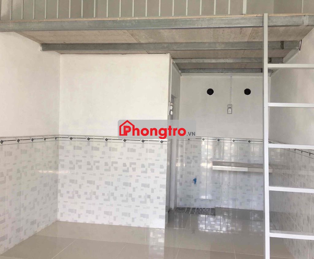 Cho thuê phòng trọ mới 25m2 có gác lững, WC riêng tại F2/3L Quách Đieu