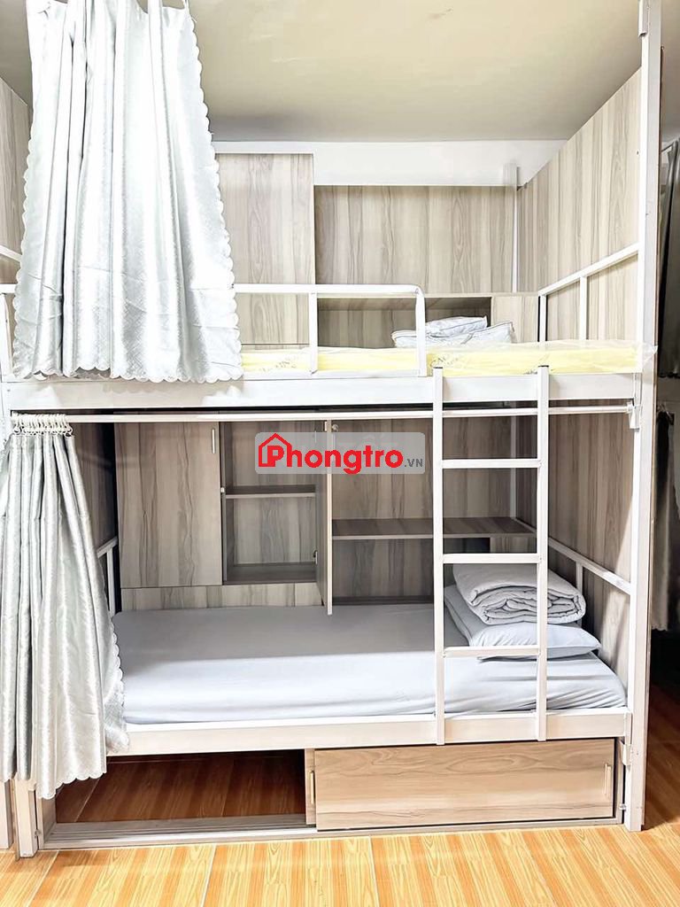 Cho thuê ktx, Sleepbox Quận gò vấp,full nội thất