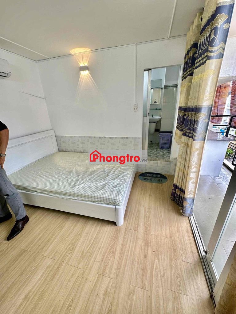 CHO THUÊ PHÒNG TRỌ BAN CÔNG + TÁCH BẾP FULL NỘI THẤT – KDC TRUNG SƠN