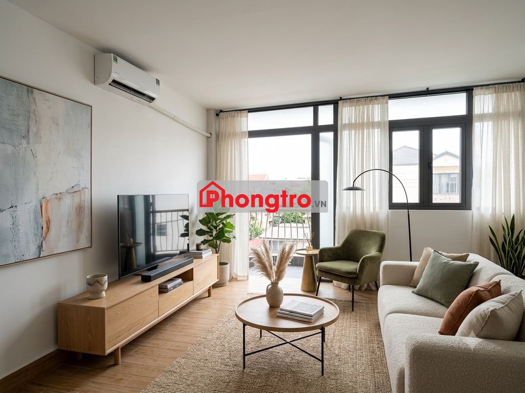 Studio Ban công-Full nội thất-Dương Quảng Hàm Gần Văn Lang-Công Nghiệp