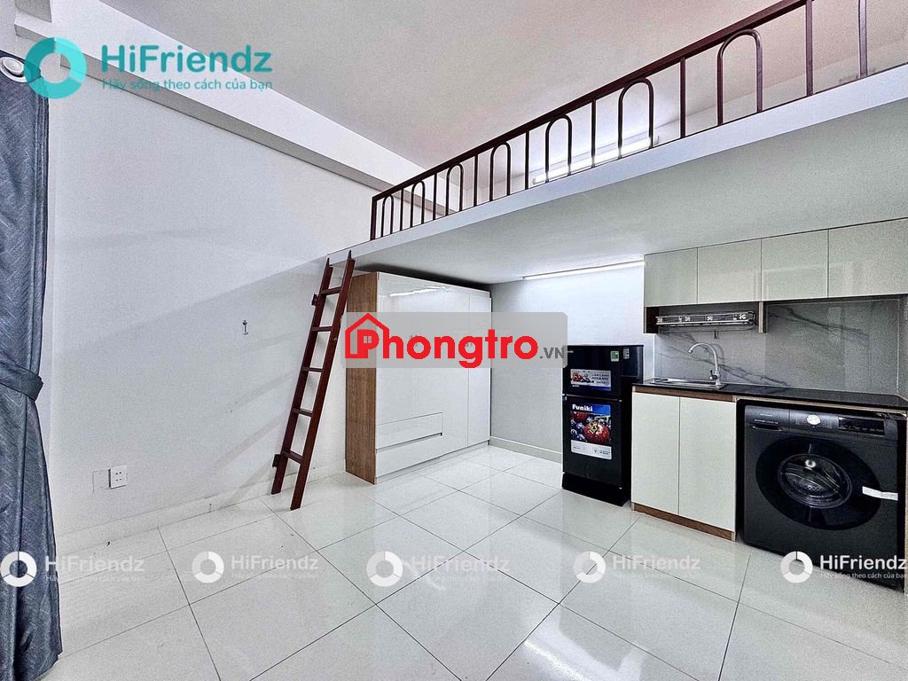 Phòng trọ GÁC XÉP có BAN CÔNG SAU cạnh trường đại học UEF, Hutech