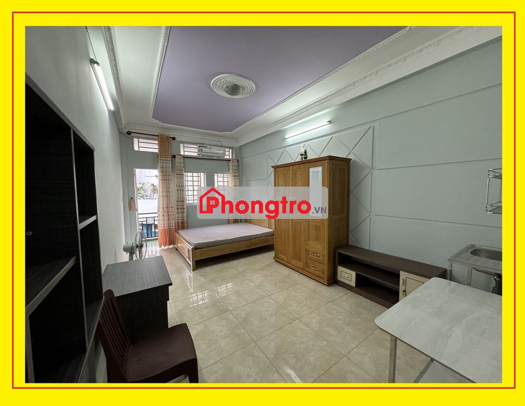 Phòng Nơ Trang Long (ngay cầu BĂNG KY), rộng, ban công lớn, full nthất