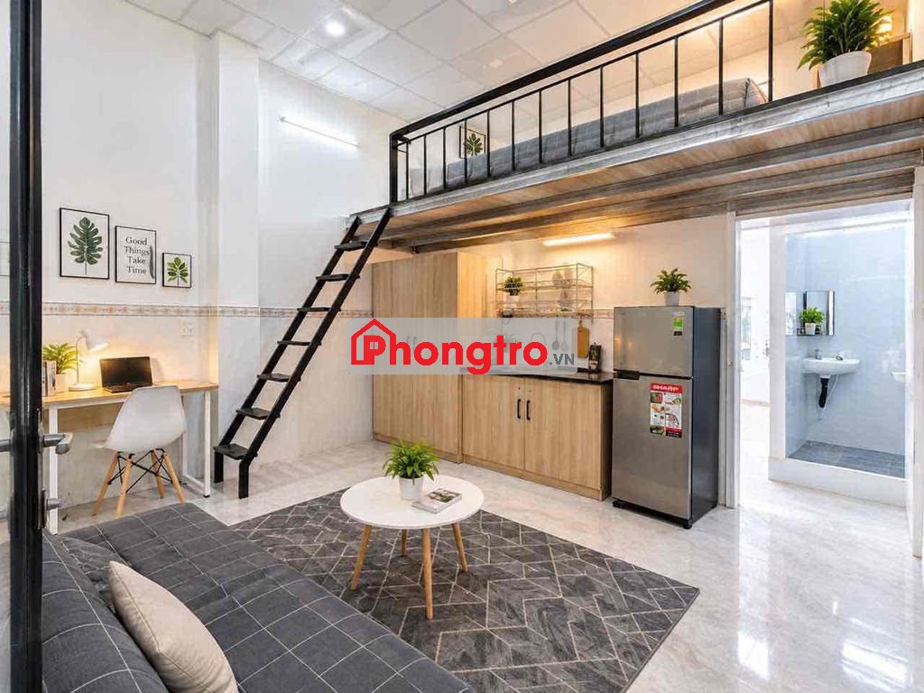 PHÒNG TRỌ CÓ GÁC GIÁ RẺ MẶT TIỀN BAN CÔNG TÁCH BẾP VƯỜN LÀI QUẬN 12