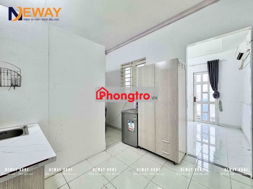 MỘT PHÒNG NGỦ BANCONG TÁCH BẾP - FULL NỘI THẤT - GẦN NGÃ TƯ BỐN XÃ