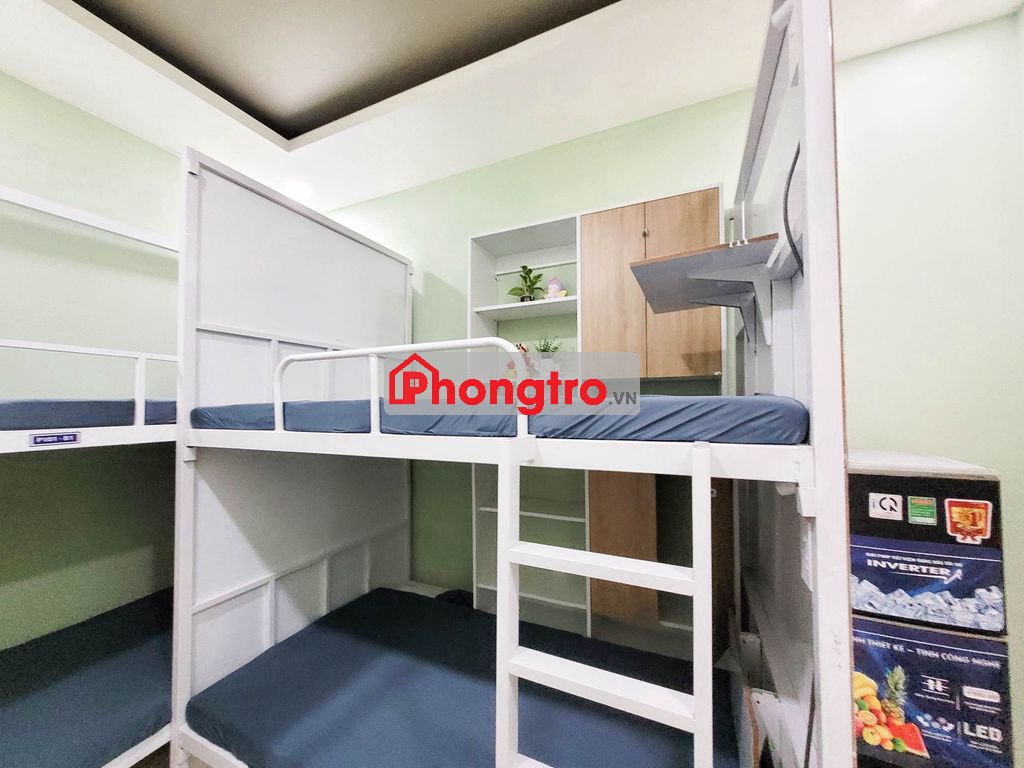 KTX nữ ngay ĐH Kiến Trúc - Phòng 4 bạn, BAO TRỌN TIỆN NGHI, an tâm học