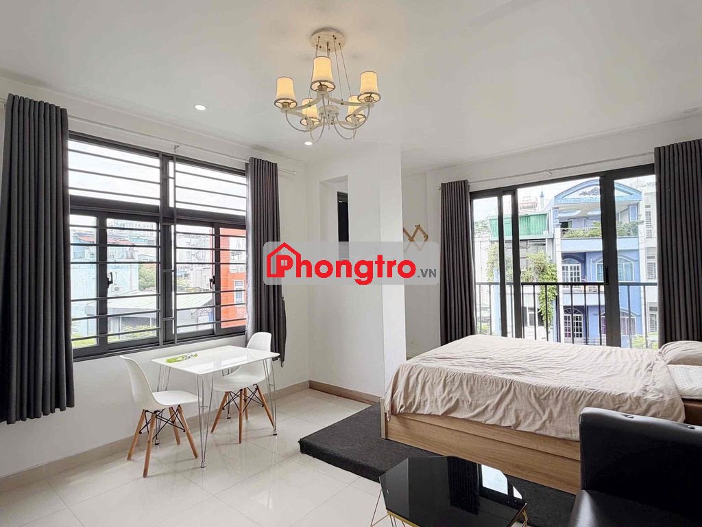 CHO THUÊ STUDIO BALCONY 45m2 NGAY HOÀNG SA- QUẬN 3. GIẢM 1Tr/Th HSSV