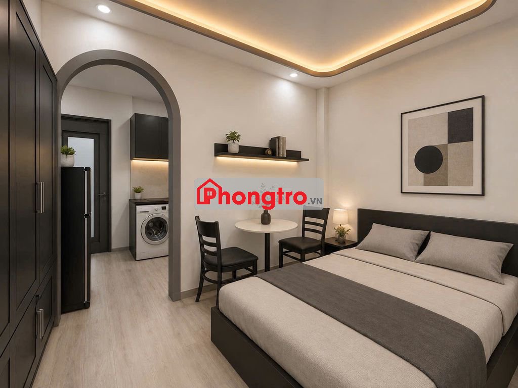 1 phòng ngủ tách bếp- Ban công-Máy giặt riêng-Phan Đình Phùng 5,5 tr