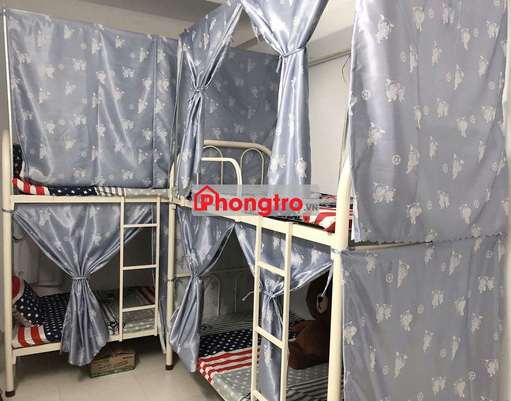 Nam Ở Ghép Giường Tầng Full Nội Thất,Máy Lạnh bao trọn gói 1tr1/Tháng