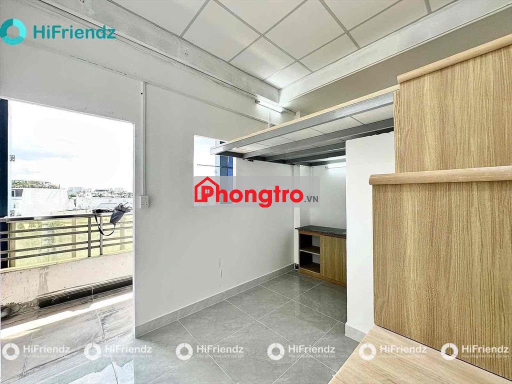 CHO THUÊ PHÒNG MỚI XÂY GÁC CAO BAN CÔNG NGAY EMART PHAN VĂN TRỊ -IUH