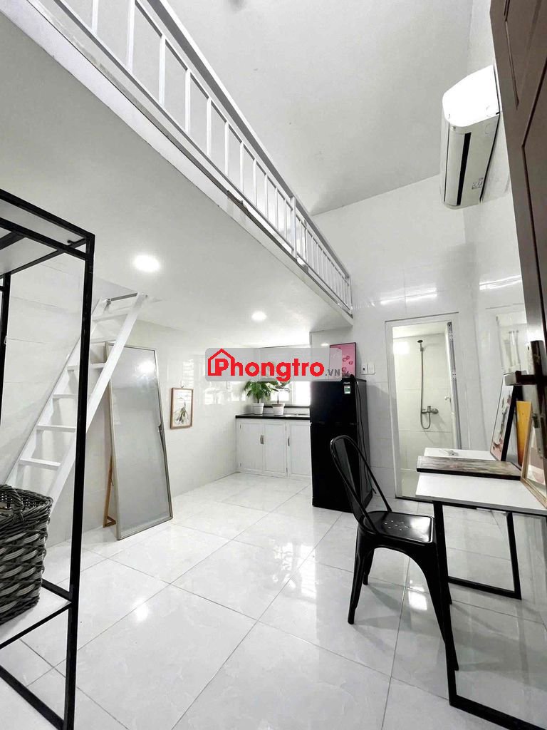 Khai Trương Căn Hộ Có Gác Cửa Sổ Lớn Ngay Chợ Bà Chiểu