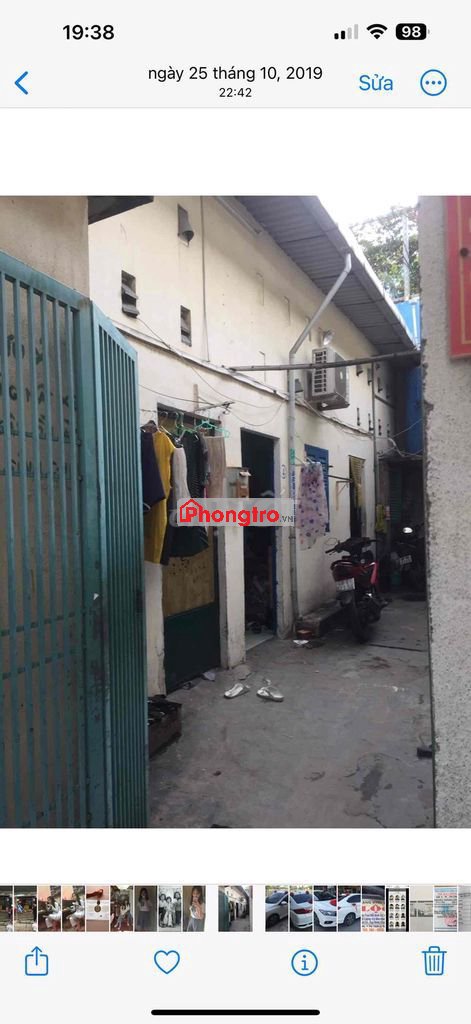 cho thuê nhà trọ 1 trệt 1 gác gỗ không chung chủ