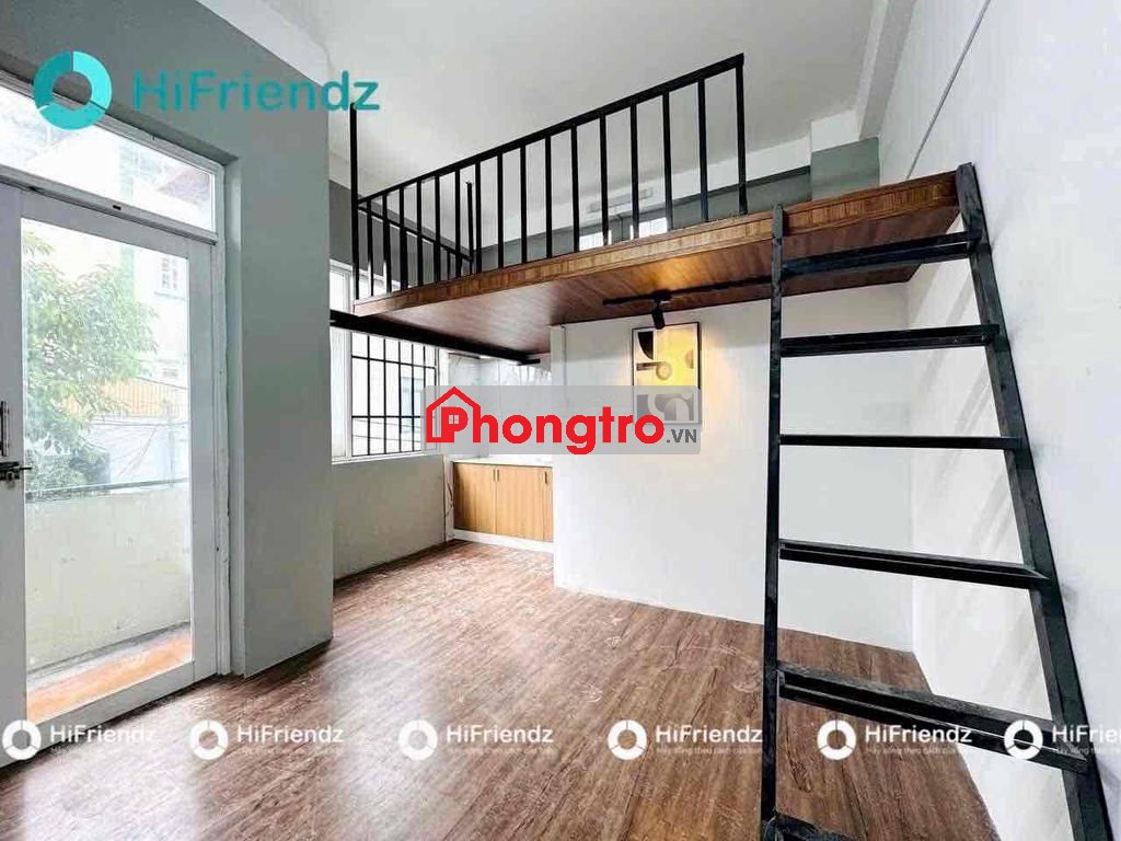 Cho thuê phòng gác ban công ngay CVPM Quang Trung, gần Trường Chinh