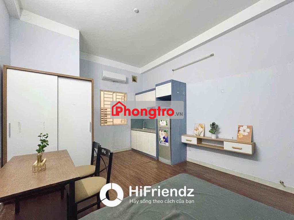 STUDIO FULL NỘI THẤT CỬA SỔ THOÁNG GẦN ĐẠI HỌC VĂN HIẾN PHÒNG NHƯ ẢNH