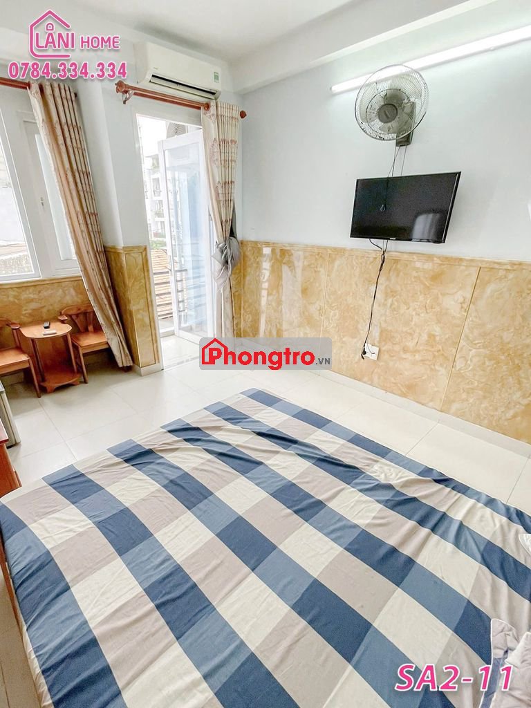 🔥 Phòng studio full nội _ ban công ngay kế bên Galaxy Nguyễn Văn Quá